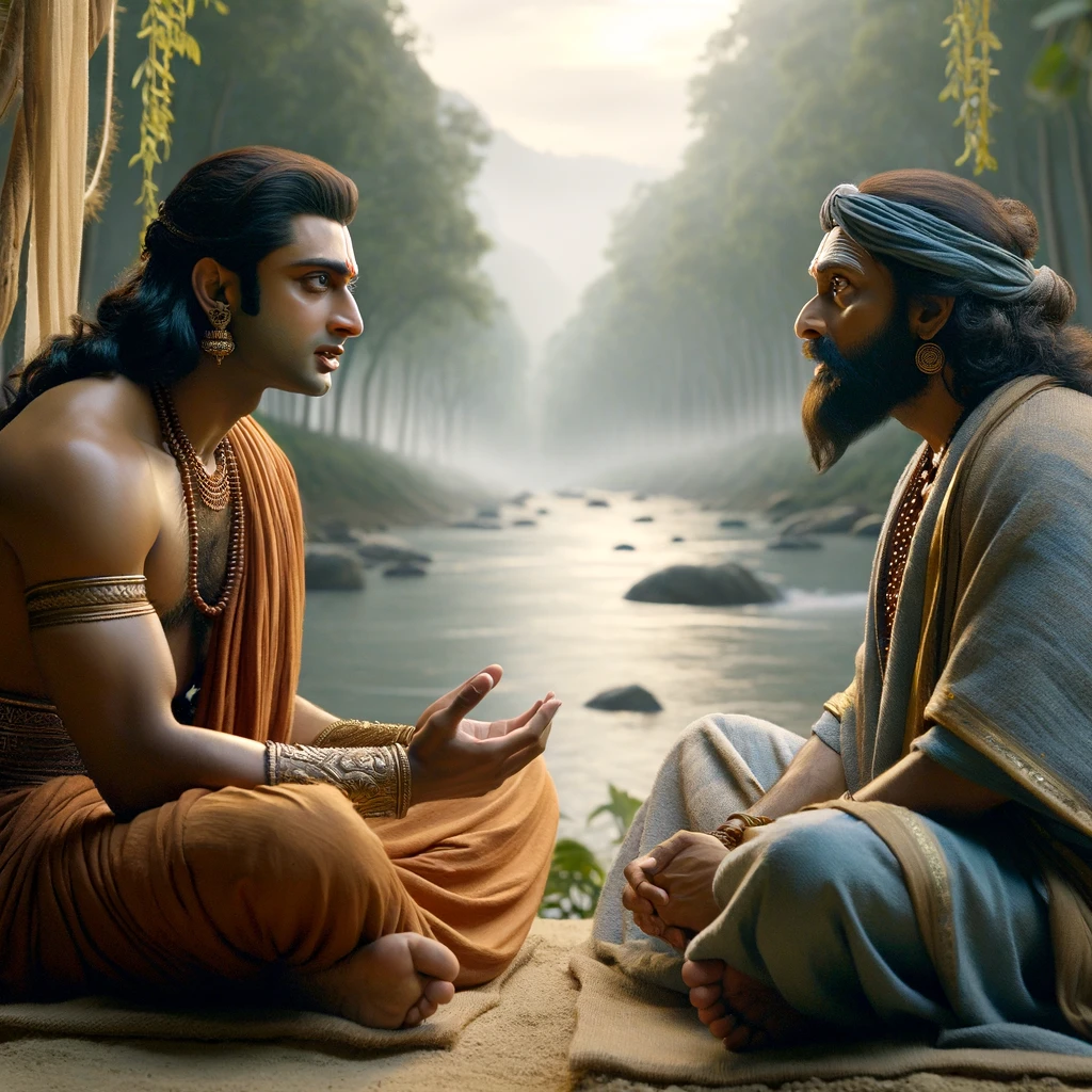 Bharata Reveals His Mind to Guha
